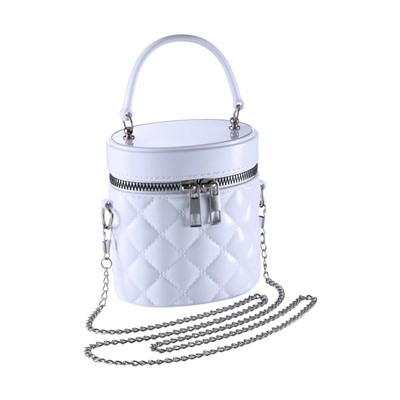 SMW096 Сумка на замке для девочки, цвет белый