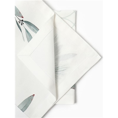 Набор салфеток сервировочных «Этель» New Years treat, 40×40 см - 4 шт., белые