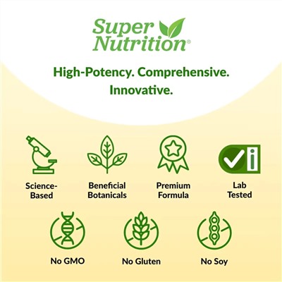Super Nutrition, комплекс с магнием тройного действия, 90 растительных капсул