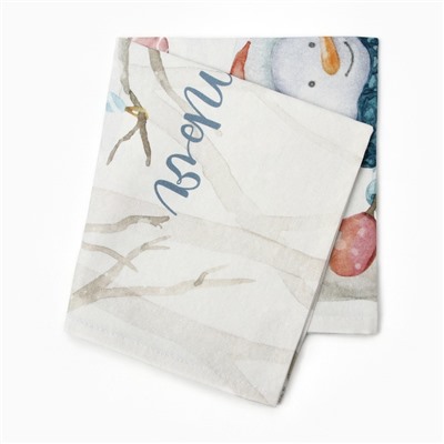 Полотенце кухонное новогоднее «Этель. Счастья», 40×73 см, 100% хлопок, саржа 190 г/м²