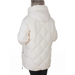 8811 MILK WHITE Куртка зимняя женская (150 гр. холлофайбер)