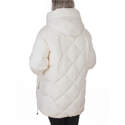 8811 MILK WHITE Куртка зимняя женская (150 гр. холлофайбер)