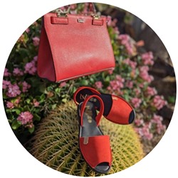 Ab.Zapatos • 3106-8 • rojo+AB.Z PELLE Birkin/2 rojo