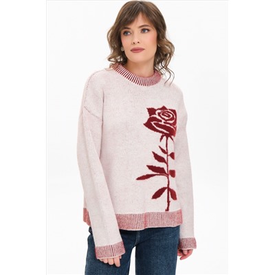 Джемпер вязаный с длинными рукавами