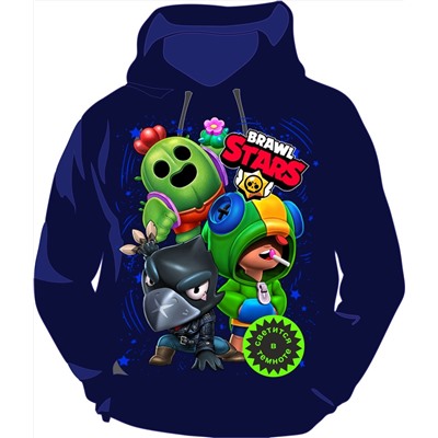 Толстовка Brawl stars герои 2