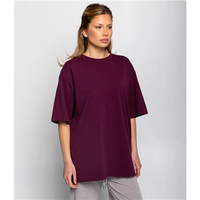 Футболка #ОКТ1655-1, сливовый