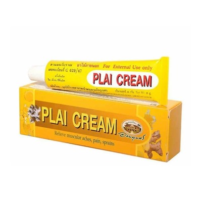 Крем с имбирем для быстрого рассасывания синяков, ушибов и гематом Abhai Plai Cream, 25 гр. (Срок 23.11.2025)