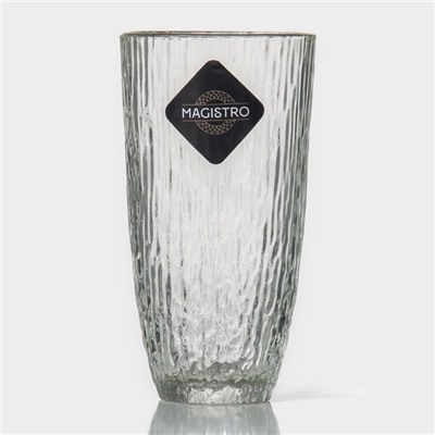 Стакан Magistro «Фьюжн», 350 мл, стекло, прозрачный