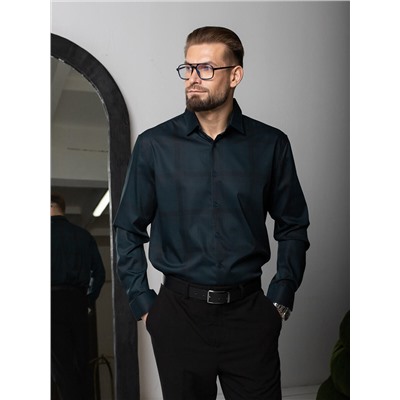 009J Мужская рубашка JenTa зеленый