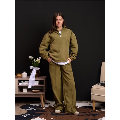Костюм женский из флиса олива