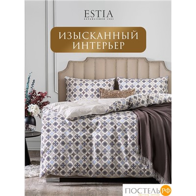 Estia АНСАРИ Простыня на резинке 160х200х30, 1 пр, хл.