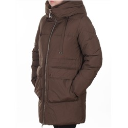 8379 BROWN Куртка зимняя женская (200 гр. холлофайбер)
