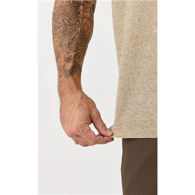 Футболка лен F111-07LN l.beige