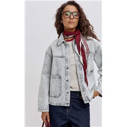 Куртка джинс F612-1259 grey