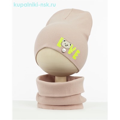 02-23-LT Комплект (колпак+снуд) (50-52)