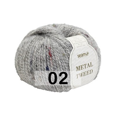 Пряжа Сеам METAL TWEED