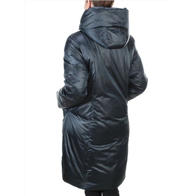 8056 DARK GREEN Пальто зимнее женское SIYAXINGE (200 гр. холлофайбера)