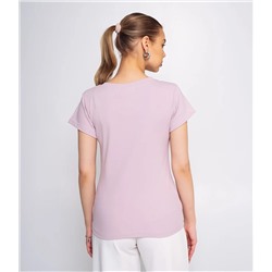Футболка #ОКТ075003, пудровый