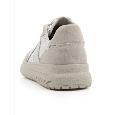 03-A1024-2 LT. BEIGE Полуботинки спортивные женские (натуральная замша,натуральная кожа)