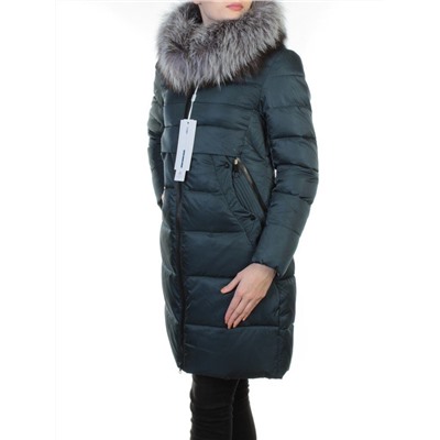 352 DK. GRAY Пальто зимнее с чернобуркой OMMEITT