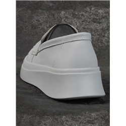 03-PDD171-6 GRAY/VIOLET Полуботинки женские (натуральная кожа)