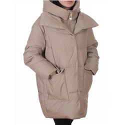 Z24-830 BEIGE Куртка зимняя женская оверсайз (200 гр. тинсулейт)