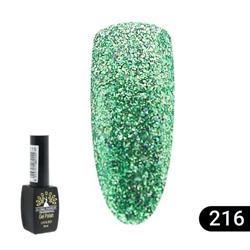 Гель лак Global Fashion BLACK ELITE 216, 8 мл