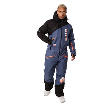 Комбинезон A-89033 Сине-серый