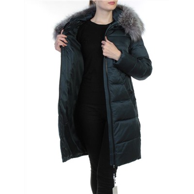 352 DK. GRAY Пальто зимнее с чернобуркой OMMEITT