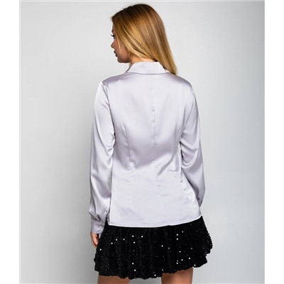 Блуза #ОКТ025022, серый