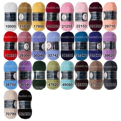 Пряжа JINA Color Gold 820