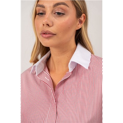 Блузка ТБ-125 красная полоска