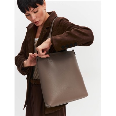 Женская кожаная сумка Richet 3203LN 862 Тауп