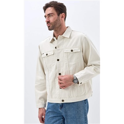 Куртка джинс F611-1214 l.beige