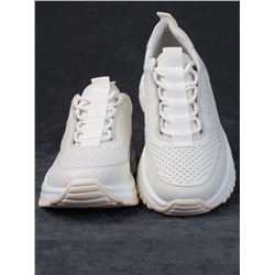 05-PDL250-2 LT. BEIGE Кроссовки женские (натуральная кожа)