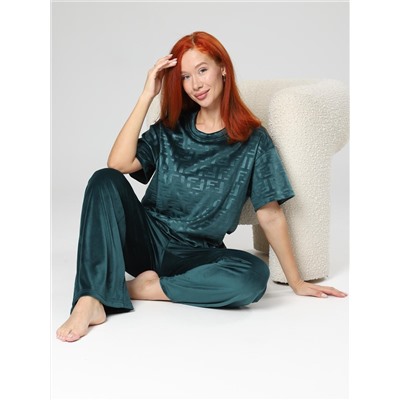 Элнора-Жаккард - костюм изумруд