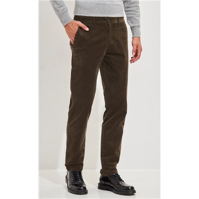Брюки вельвет Р321-0800 brown