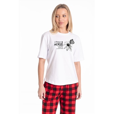 Футболка с принтом  М326065Пб