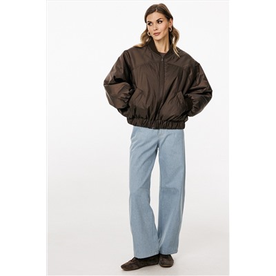 Куртка EOLA 3034.1 шоколад/т.изумруд