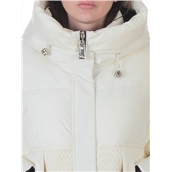 8809 MILK WHITE Куртка зимняя женская (200 гр. холлофайбер)