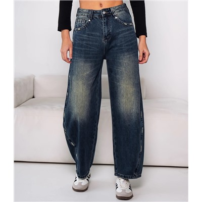 Джинсы #КТ8185, синий