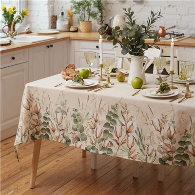 Скатерть Этель Cotton, 149×110 см, 100% хлопок, репс 210 г/м²