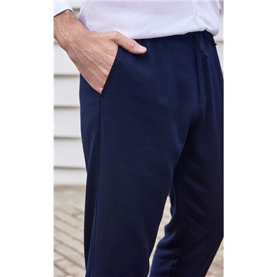 Брюки лен F211-0871 navy