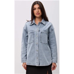 Куртка джинс F412-1249 l.blue