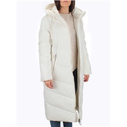 126 WHITE Пальто зимнее женское (200 гр. холлофайбер)