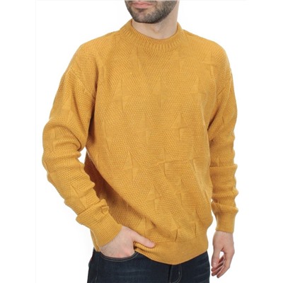 G636 YELLOW Джемпер мужской (100% шерсть)
