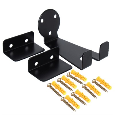 Вертикальный кронштейн держатель педали BLACK TOOLS CNRCK07 для настенного крепления и хранения велосипеда с упорами под колёса /уп50