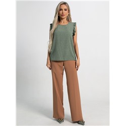 Блуза Карлотта (зеленая) Б15402-50М