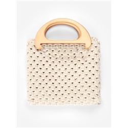 Ручки для сумки деревянные, 10×18 см, 2 шт., бежевые