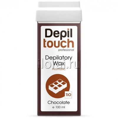 Тёплый воск с диоксидом титана «Шоколад» Depiltouch 100 мл